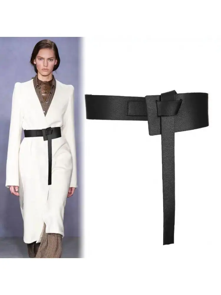 Popular Waist Cover PU Leather Wide Belt Women Wear Extra Decorative Shirt Coat With Skirt Fashion Versatile Accessories
Popular Waist Cover PU Leather Wide Belt Women Wear Extra Decorative Shirt Coat With Skirt Fashion Versatile Accessories