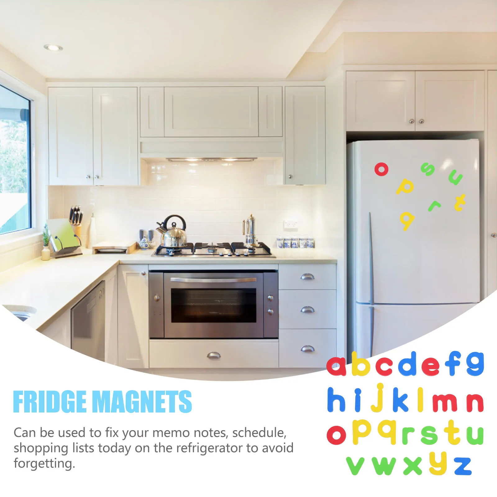 1Set Alphabet Magnets Lowercase Letters Colorful Magnetic Letters for Refrigerator Educational Learning Home Office
1Set Alphabet Magnets Lowercase Letters Colorful Magnetic Letters for Refrigerator Educational Learning Home Office