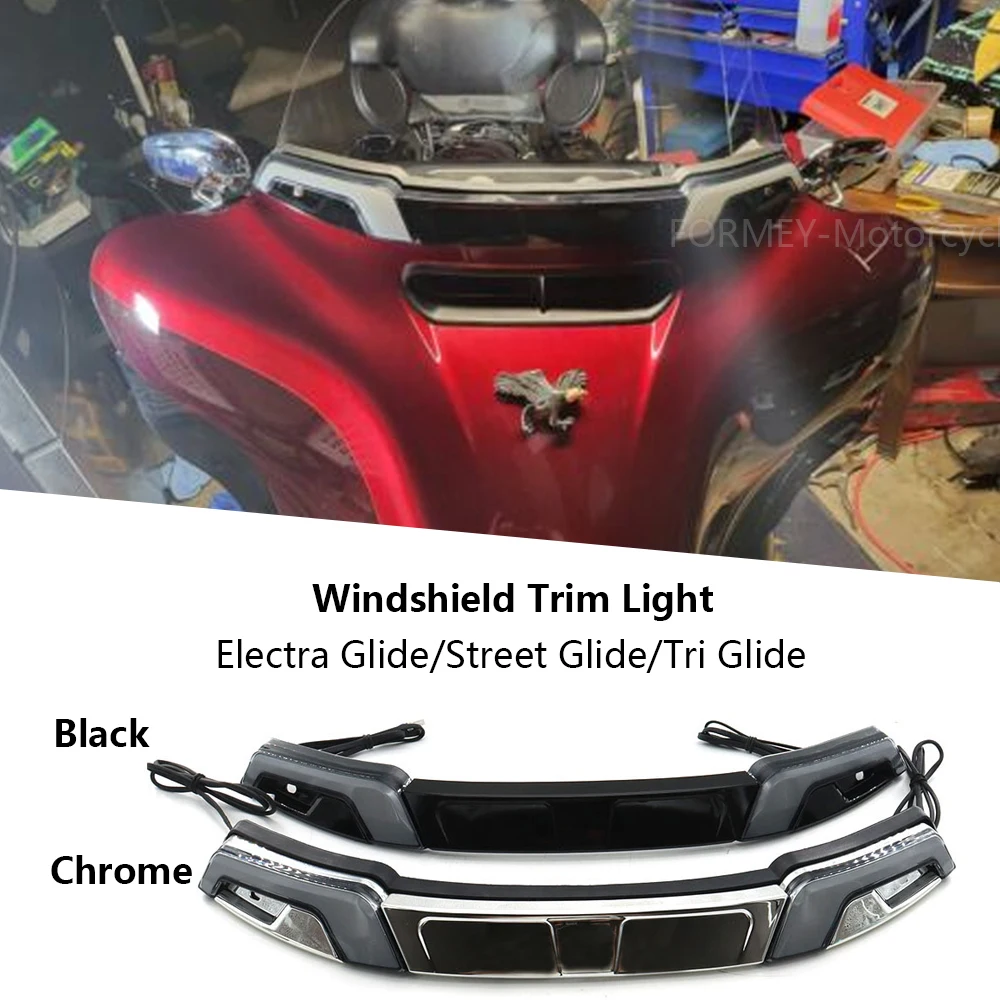 Для Harley Touring Electra Glide Ultra Limited FLHTK 2014-2022 аксессуары для мотоциклов, накладка на лобовое стекло, светодиодные декоративные светильники
Для Harley Touring Electra Glide Ultra Limited FLHTK 2014-2022 аксессуары для мотоциклов, накладка на лобовое стекло, светодиодные декоративные светильники