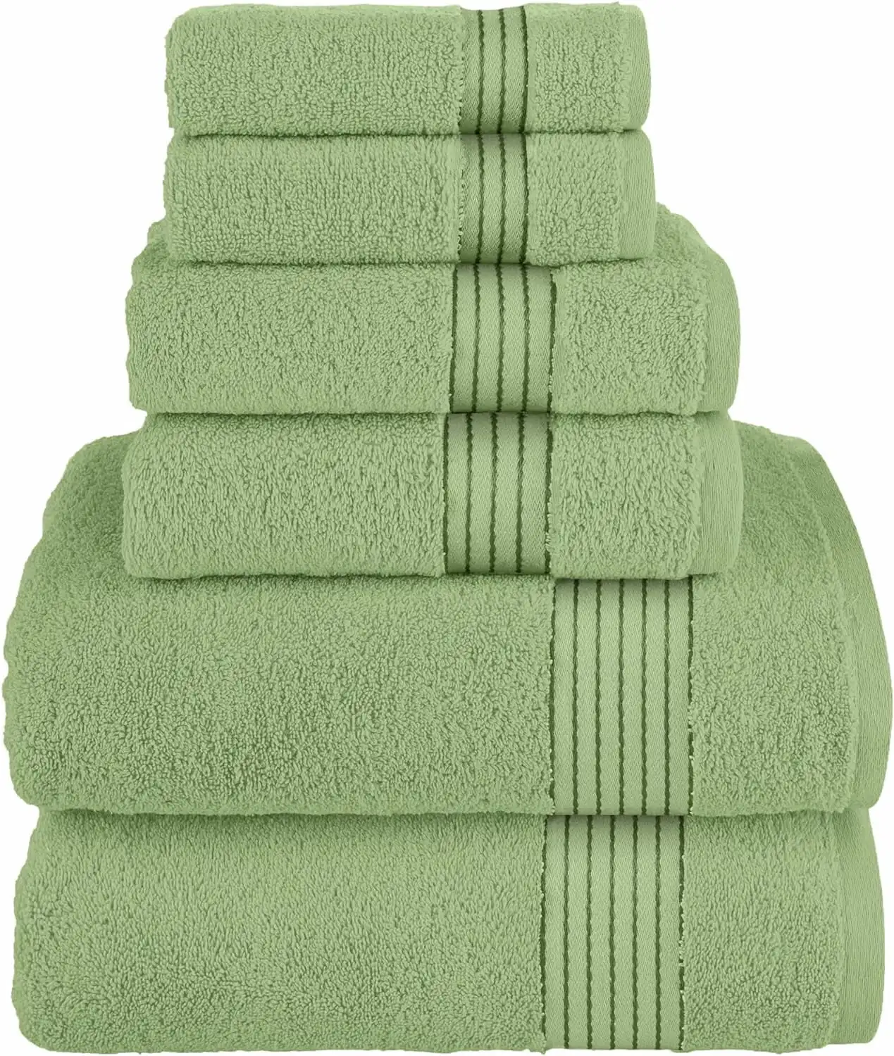 Clearance Cotton 6-Piece Towel Set, Includes 2 Washcloths, 2 Hand Towels and 2 Bath Towels, 100% Turkish Cotton - Highly Absorb
Clearance Cotton 6-Piece Towel Set, Includes 2 Washcloths, 2 Hand Towels and 2 Bath Towels, 100% Turkish Cotton - Highly Absorb