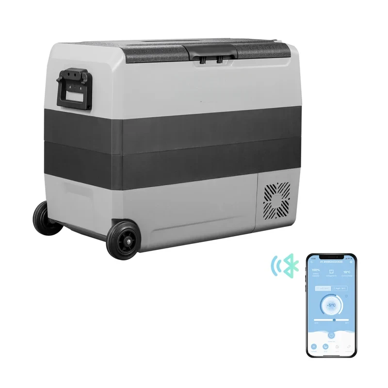 Alpicool T60 Dual Temperature Control 12 Volt Refrigerator 63 Quart Portable Car Fridge Freezer (-4°F~68°F) Truck, RV, Boat
Alpicool T60 Dual Temperature Control 12 Volt Refrigerator 63 Quart Portable Car Fridge Freezer (-4°F~68°F) Truck, RV, Boat