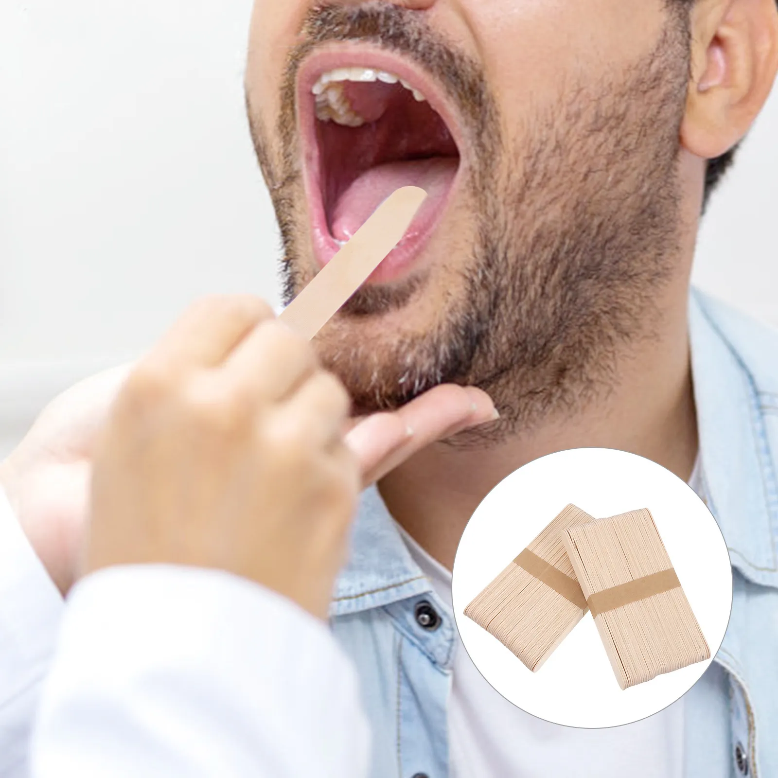 100Pcs Wooden Tongue Depressors Individually Wrapped Smooth Surface Single Use for Oral Exam Spa Waxing Arts Crafts
100Pcs Wooden Tongue Depressors Individually Wrapped Smooth Surface Single Use for Oral Exam Spa Waxing Arts Crafts