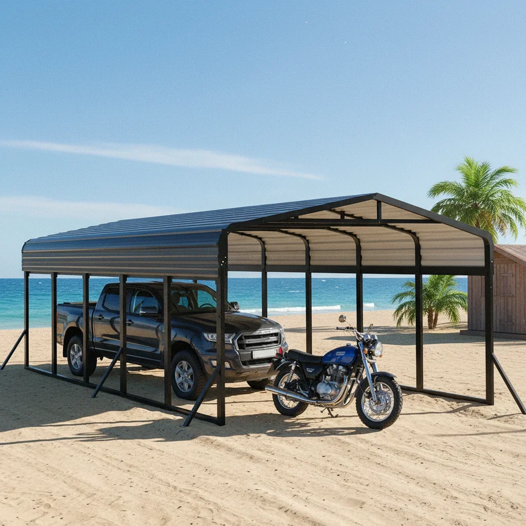 12x25FT Heavy Duty Carport Reinforced Frame Side Support Poles All Weather Large Pickup Truck Boat Car Tractor, Custom
12x25FT Heavy Duty Carport Reinforced Frame Side Support Poles All Weather Large Pickup Truck Boat Car Tractor, Custom