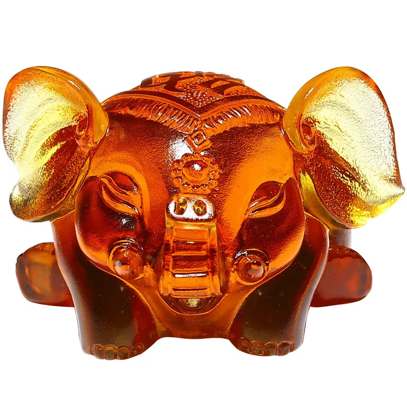 Nafu Elephant Ornament A pair of small figures National style intangible cultural heritage merchandise desktop decorations
Nafu Elephant Ornament A pair of small figures National style intangible cultural heritage merchandise desktop decorations