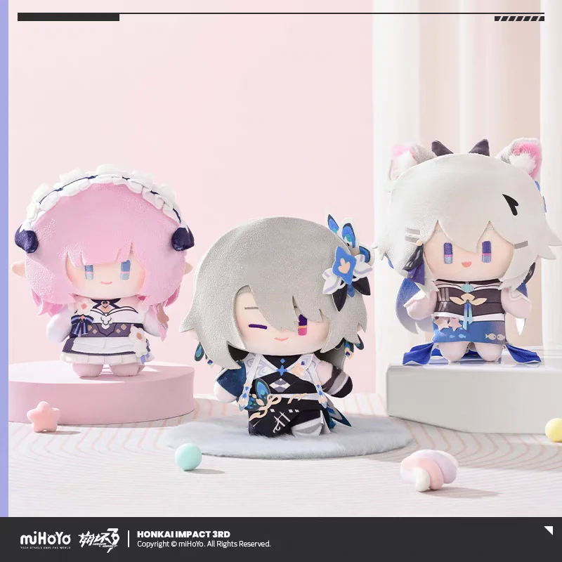 Предпродажа miHoYo, официальная плюшевая кукла Honkai Impact 3, Sincerely Fuzzy Series Elysia Kiana Vita, подарки для косплея, мода в стиле аниме
Предпродажа miHoYo, официальная плюшевая кукла Honkai Impact 3, Sincerely Fuzzy Series Elysia Kiana Vita, подарки для косплея, мода в стиле аниме