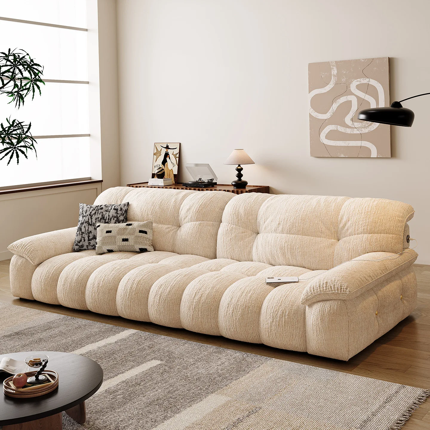 PYJ medieval cream wind cloud fabric living room removable retro chenille sofa
PYJ medieval cream wind cloud fabric living room removable retro chenille sofa