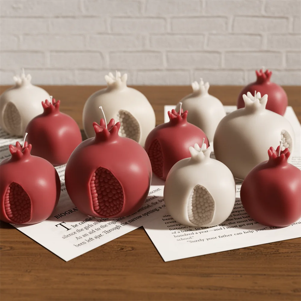Pomegranate Candle Silicone Molds DIY Handmade Scented Candle Mould Candle Making Supplies
Pomegranate Candle Silicone Molds DIY Handmade Scented Candle Mould Candle Making Supplies