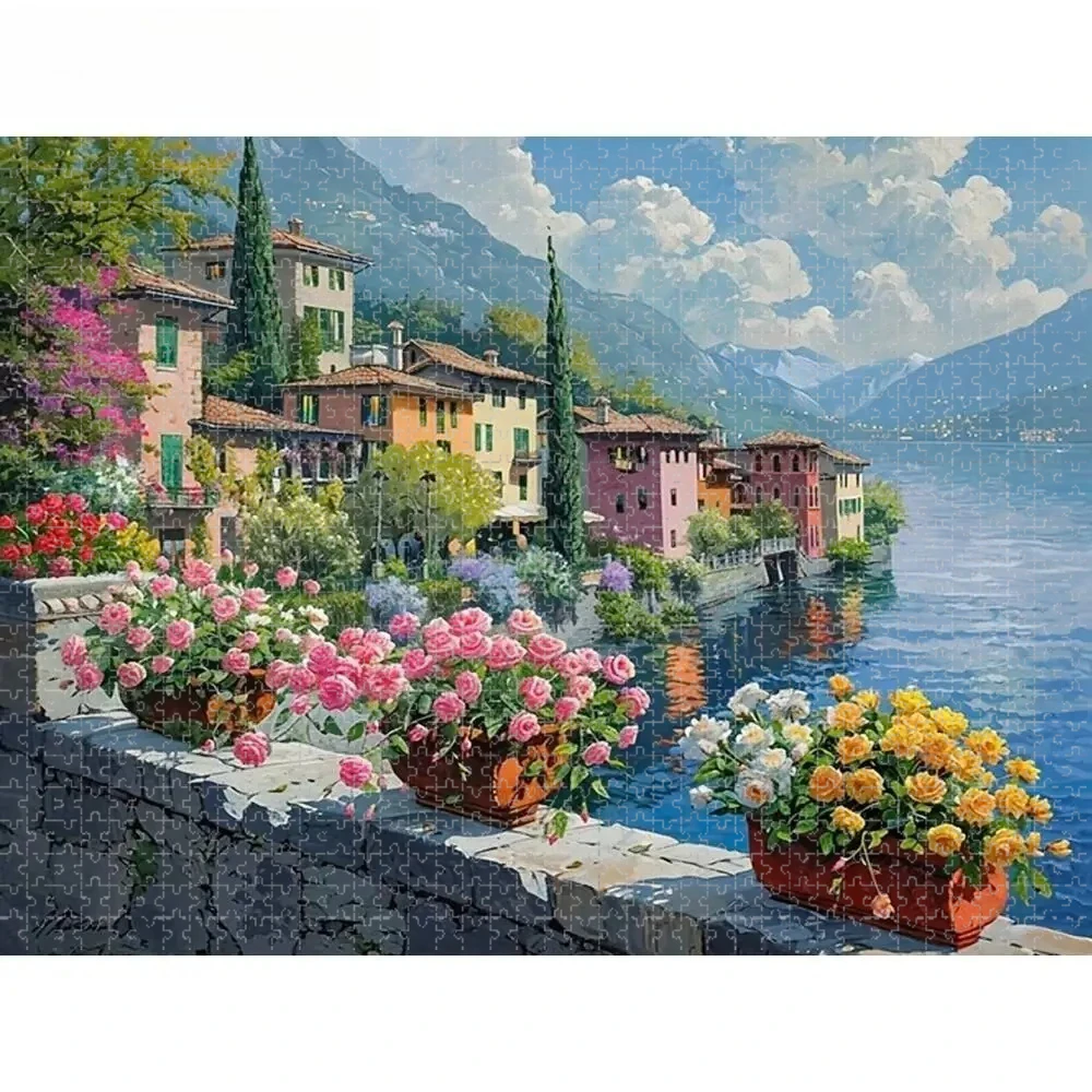 75*50cm Adult 1000 Pieces Jigsaw House Tree Lake Landscape stress Reducing Toys Holiday gift Perfect for DIY Creative Fun
75*50cm Adult 1000 Pieces Jigsaw House Tree Lake Landscape stress Reducing Toys Holiday gift Perfect for DIY Creative Fun
