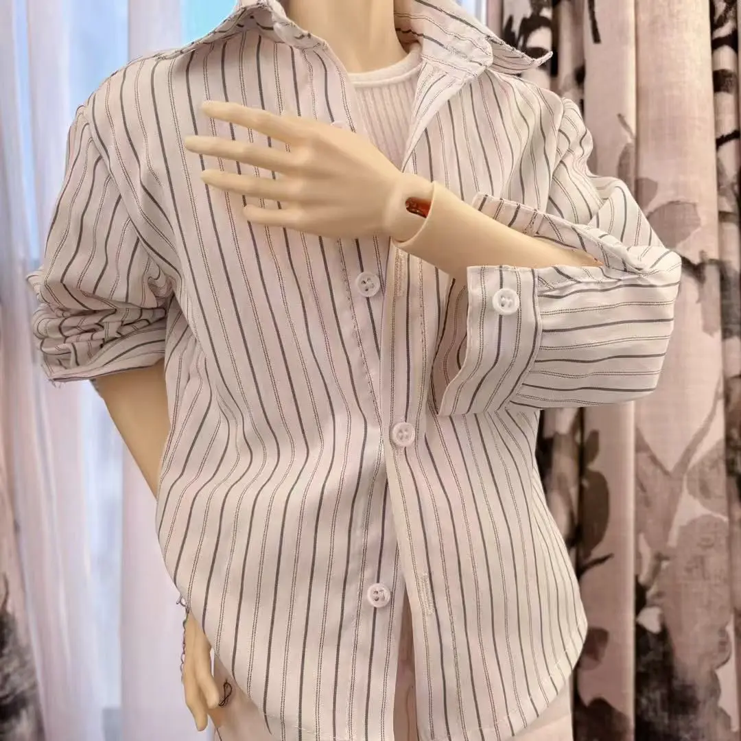 1/4 1/3 Doll's Clothes for 45/70cm Bjd Doll Stripe Shirt College Style Dress Up Toys Play House Gift Doll Accessories, No Doll
1/4 1/3 Doll's Clothes for 45/70cm Bjd Doll Stripe Shirt College Style Dress Up Toys Play House Gift Doll Accessories, No Doll
