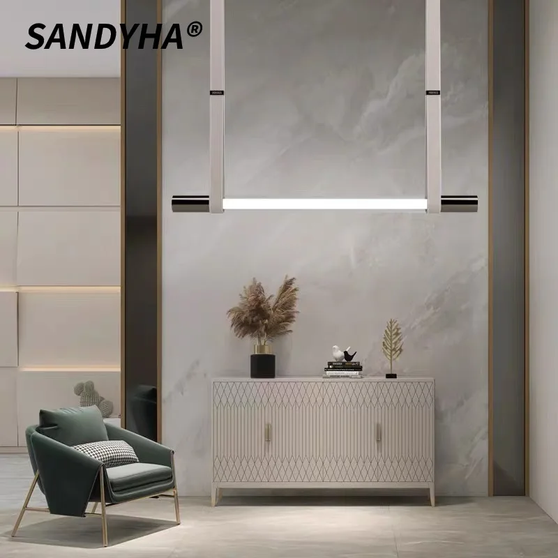 SANDYHA Italian Minimalist Belt Pendant Light for Living Room Villa Restaurant Chandelier Round Tube Glass Lampshade LED Lamp
SANDYHA Italian Minimalist Belt Pendant Light for Living Room Villa Restaurant Chandelier Round Tube Glass Lampshade LED Lamp