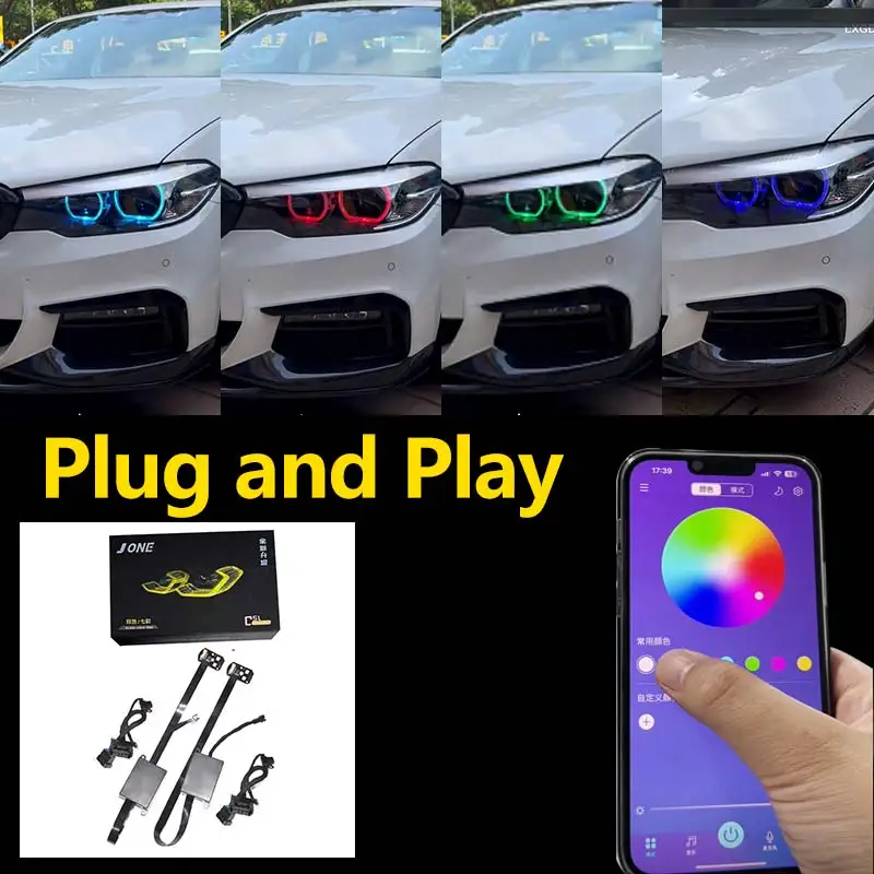 For BMW 5 Series G30 G31 RGB daytime running lights G32 G38 F90 M5 LED multi-color module plug and play
For BMW 5 Series G30 G31 RGB daytime running lights G32 G38 F90 M5 LED multi-color module plug and play