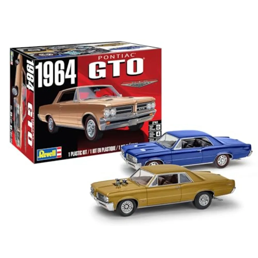 14574 1964 Pontiac GTO 2'N1 1:24 Scale 104-Piece Skill Level 4 Model Building Kit
14574 1964 Pontiac GTO 2'N1 1:24 Scale 104-Piece Skill Level 4 Model Building Kit