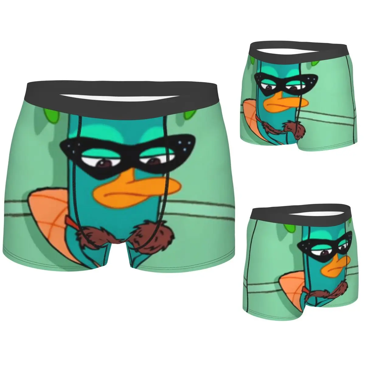 Boxer Underpants Shorts Perry The Platypus Cartoon Panties Men's Ventilate Underwear for Homme Man Boyfriend Gift
Boxer Underpants Shorts Perry The Platypus Cartoon Panties Men's Ventilate Underwear for Homme Man Boyfriend Gift