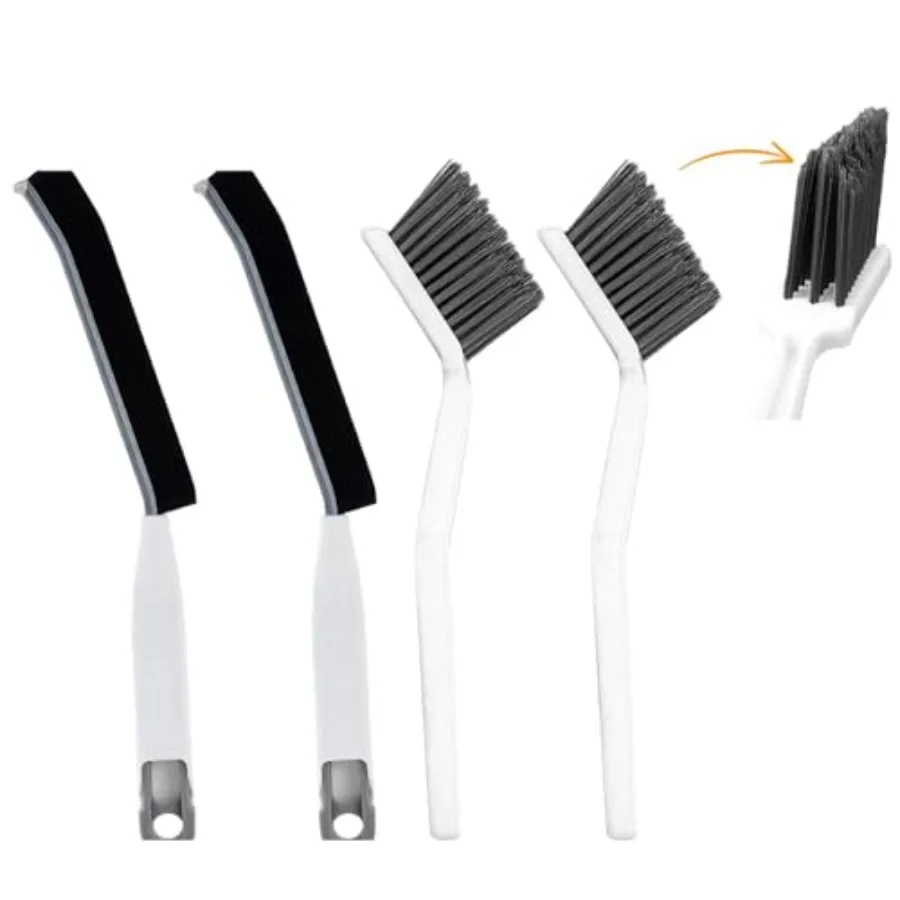 Crevice Brushes for Cleaning, Gap Cleaning Brush with Long Stiff V-Shaped Bristles Household Use for Bathroom/Tiles/Kitchen 4pc
Crevice Brushes for Cleaning, Gap Cleaning Brush with Long Stiff V-Shaped Bristles Household Use for Bathroom/Tiles/Kitchen 4pc