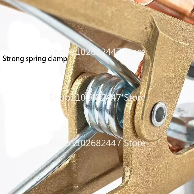 1PCS 300A Grounding Clamp A-shaped Heavy Duty Earth Clamp Antioxidant Brass Multipurpose Welding Ground Clamp for Shipyards
1PCS 300A Grounding Clamp A-shaped Heavy Duty Earth Clamp Antioxidant Brass Multipurpose Welding Ground Clamp for Shipyards