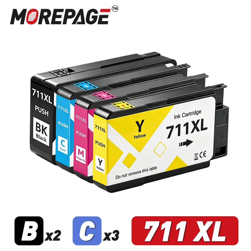 711 711XL Ink Cartridge Pigment Ink Compatible For HP HP711 DesignJet T100 T120 T125 T130 T520 T530 Printer
711 711XL Ink Cartridge Pigment Ink Compatible For HP HP711 DesignJet T100 T120 T125 T130 T520 T530 Printer