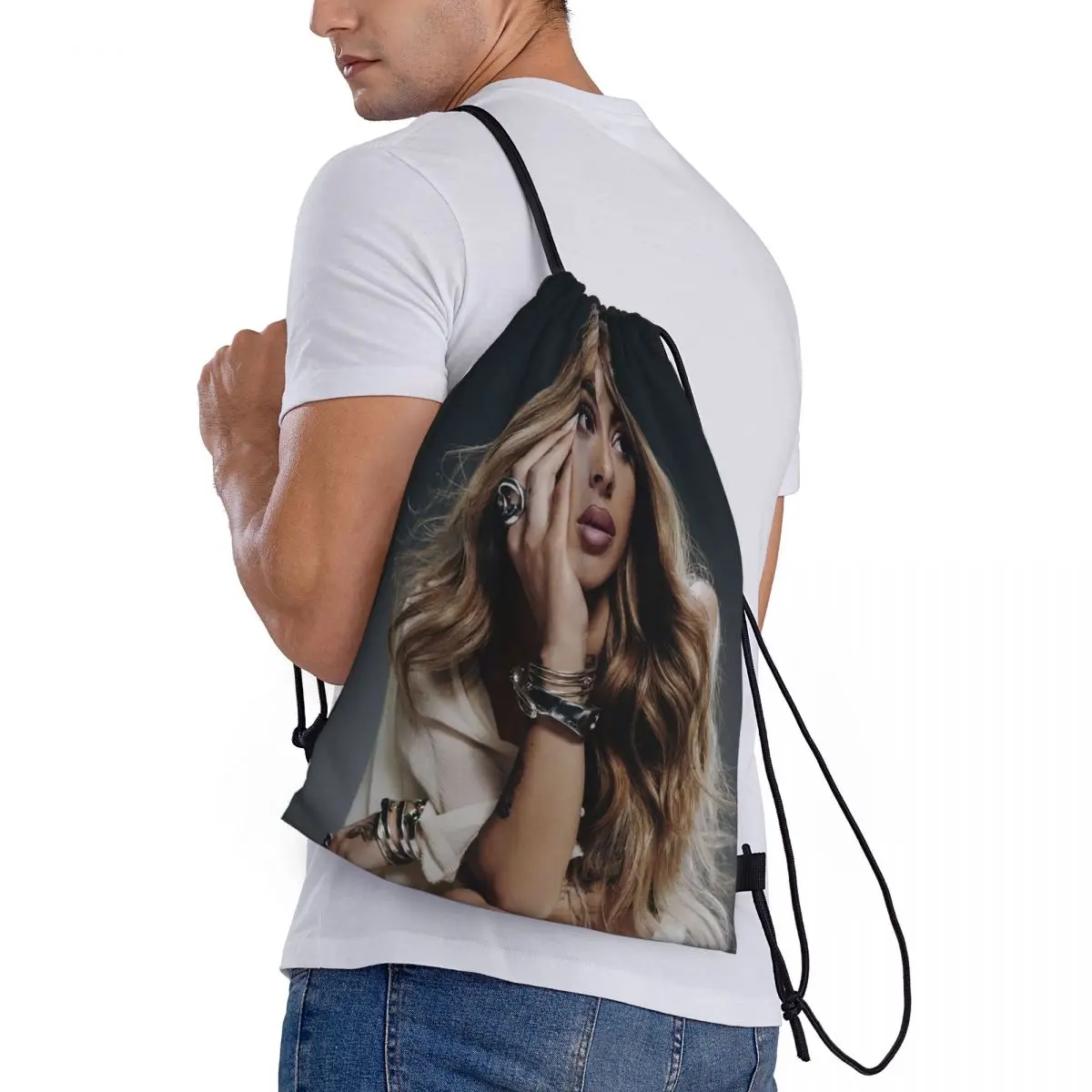 Tini Stoessel Tour Backpacks Multi-function Drawstring Bundle Pocket Sundries Bag Book Bags for Travel School
Tini Stoessel Tour Backpacks Multi-function Drawstring Bundle Pocket Sundries Bag Book Bags for Travel School