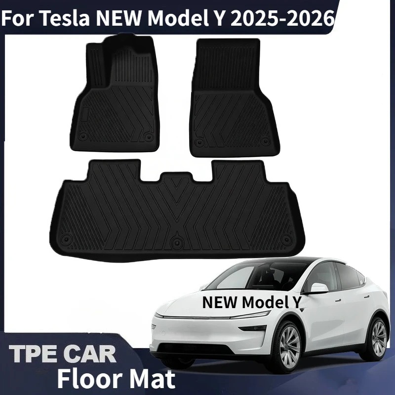 TPE Car Floor Mats, Trunk Mat For Tesla NEW Model Y 2025-2026, Compatible with 2022, 2023, 2024 Models Floor Mats Cargo Liner
TPE Car Floor Mats, Trunk Mat For Tesla NEW Model Y 2025-2026, Compatible with 2022, 2023, 2024 Models Floor Mats Cargo Liner