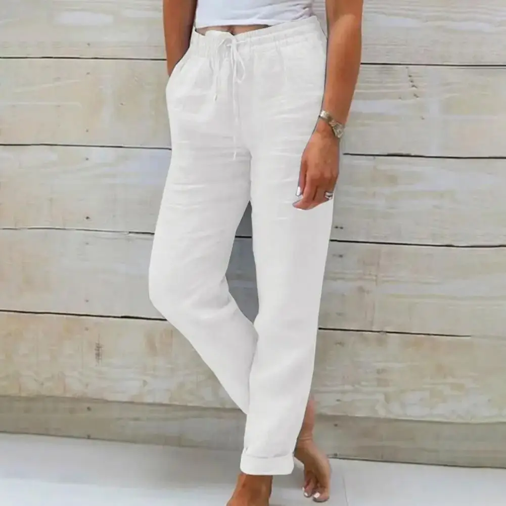 Women Casual Pants Comfortable Women's Casual Pants with Adjustable Drawstring Elastic Waist Pockets for Lounge Workout Sports
Women Casual Pants Comfortable Women's Casual Pants with Adjustable Drawstring Elastic Waist Pockets for Lounge Workout Sports