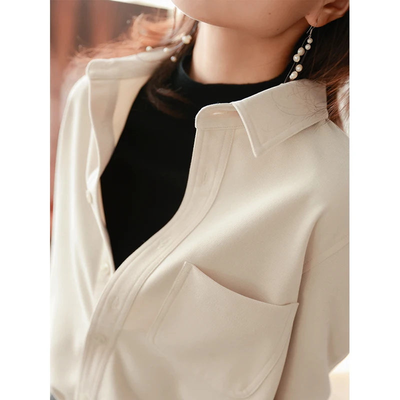 Retro Hong Kong Style Women's Shirt Fleece-lined Corduroy Loose Layering Long Sleeve Collar Open Cardigan Style Autumn W...
Retro Hong Kong Style Women's Shirt Fleece-lined Corduroy Loose Layering Long Sleeve Collar Open Cardigan Style Autumn W...