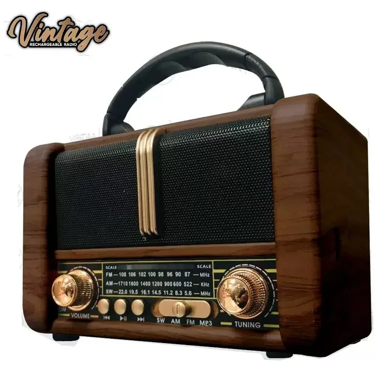 Портативное деревянное радио NS-8107BT Vintage FM/AM/SW с Bluetooth-колонкой, MP3-плеером, USB-портом, слотом для TF-карты и функцией TWS для использования на улице
Портативное деревянное радио NS-8107BT Vintage FM/AM/SW с Bluetooth-колонкой, MP3-плеером, USB-портом, слотом для TF-карты и функцией TWS для использования на улице