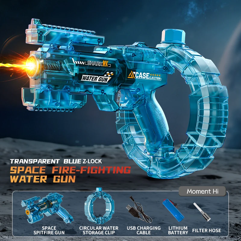 Hot Summer High Pressure Electric Large Capacity Water Gun, For Outdoor Pool, Multiple People Fighting Games Water Toys
Hot Summer High Pressure Electric Large Capacity Water Gun, For Outdoor Pool, Multiple People Fighting Games Water Toys