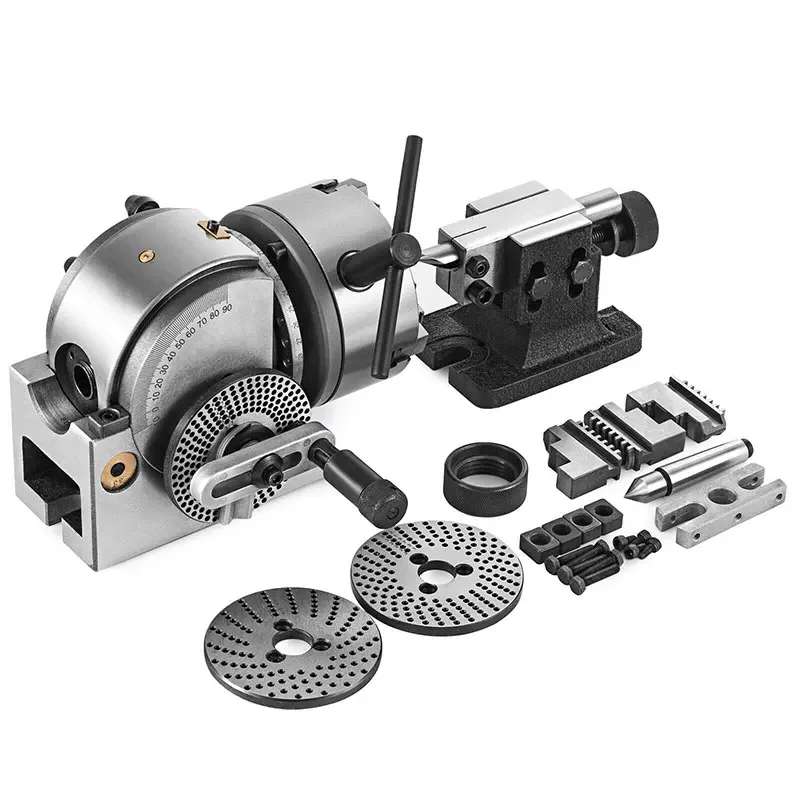BS-1 Precision Universal Dividing Head with 6inch 160mm chuck and tailstock For Milling Machine
BS-1 Precision Universal Dividing Head with 6inch 160mm chuck and tailstock For Milling Machine