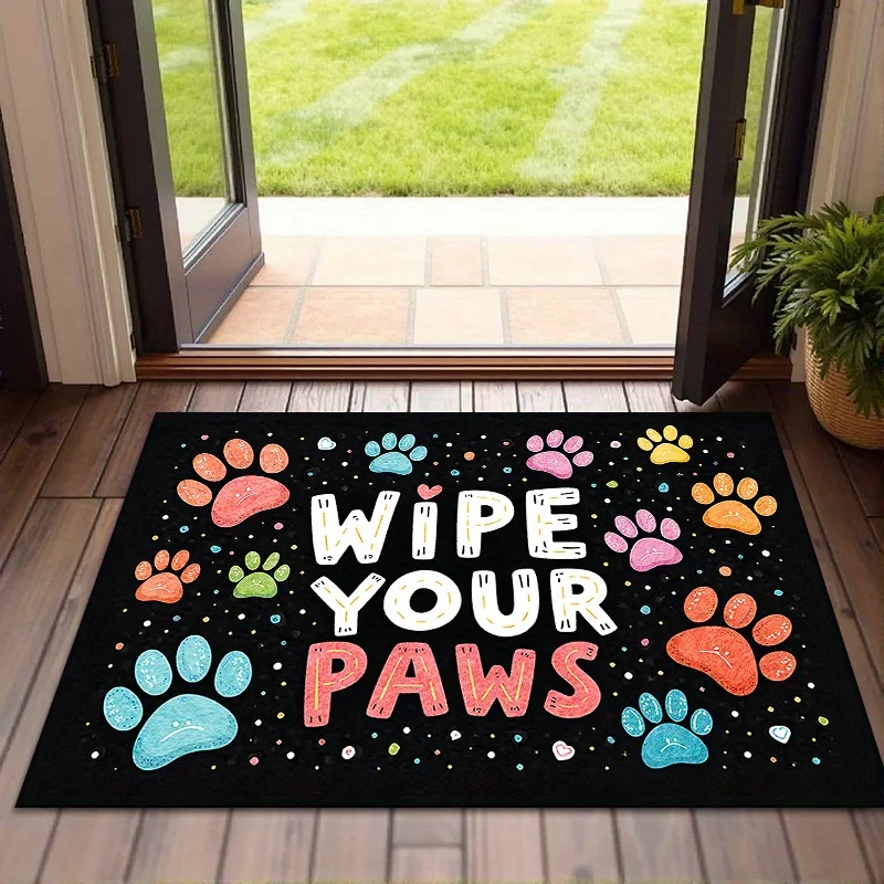 Tablecloth Flannel Doormat For Wiping Paws Pet Lover Design Soft Washable Rug Suitable For Bedroom Living Room Dining Room Bathroom Laundry Room Entrance Kitchen Decorative Home Accessory Durable Quality Floor Mat Extra Soft Indoor Outdoor Entrance
Tablecloth Flannel Doormat For Wiping Paws Pet Lover Design Soft Washable Rug Suitable For Bedroom Living Room Dining Room Bathroom Laundry Room Entrance Kitchen Decorative Home Accessory Durable Quality Floor Mat Extra Soft Indoor Outdoor Entrance