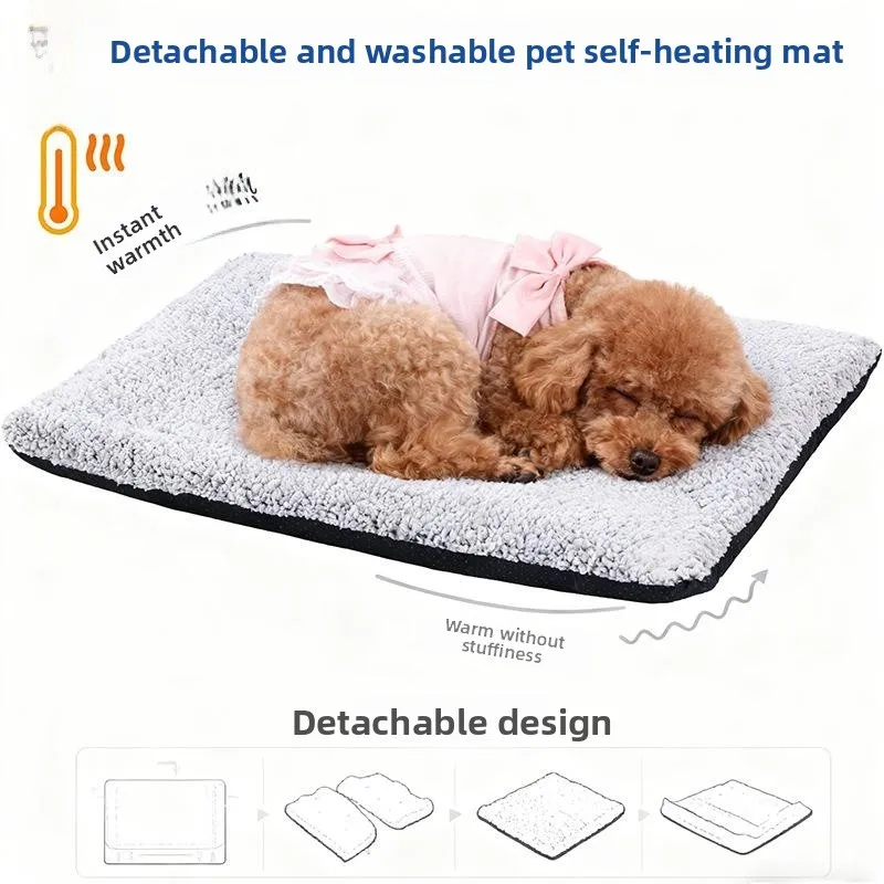 Washable Detachable Thick Plush Pet Mat for Cats And Dogs Winter Warm Sleeping Bed Mat Non-Slip Soft Cozy Pet Home Accessory
Washable Detachable Thick Plush Pet Mat for Cats And Dogs Winter Warm Sleeping Bed Mat Non-Slip Soft Cozy Pet Home Accessory