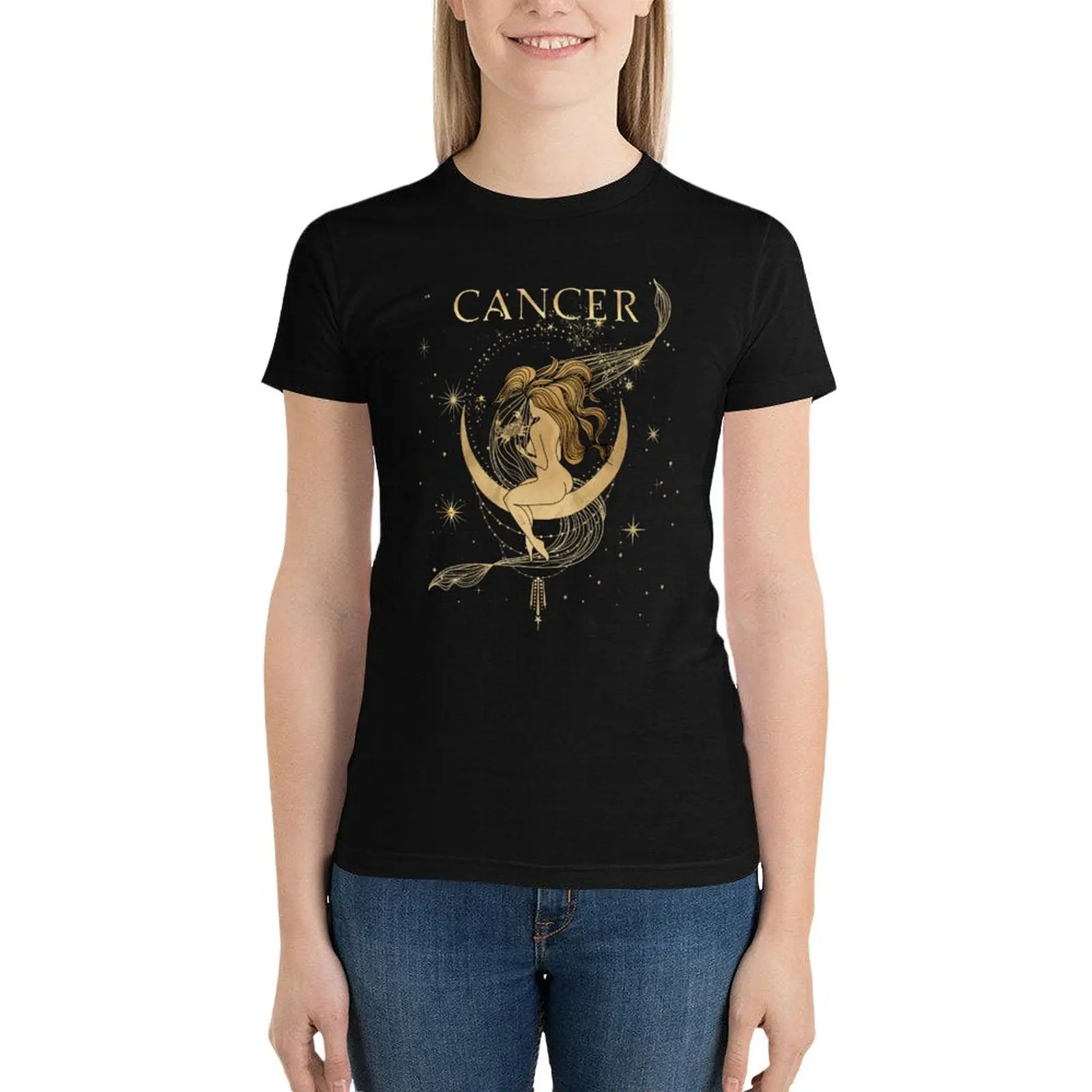 Cancer zodiac woman T-Shirt cute tops summer top oversized workout shirts for Women
Cancer zodiac woman T-Shirt cute tops summer top oversized workout shirts for Women