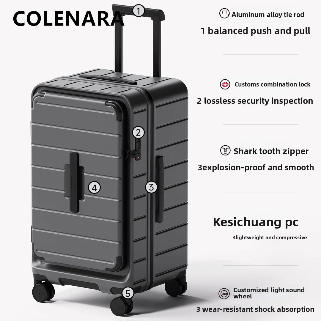KLQDZMS чемодан на колесиках большой емкости ABS + ПК, посадочный ящик на молнии, ящик для пароля, 20 "24" 26" 30 дюймов, дорожный чемодан
KLQDZMS чемодан на колесиках большой емкости ABS + ПК, посадочный ящик на молнии, ящик для пароля, 20 "24" 26" 30 дюймов, дорожный чемодан