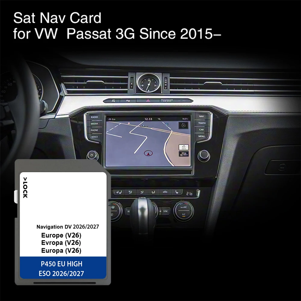Update 2026-2027 Version System for Volkswagen Passat 3G from 2015 Map Europe Navi Accessories SD Card
Update 2026-2027 Version System for Volkswagen Passat 3G from 2015 Map Europe Navi Accessories SD Card