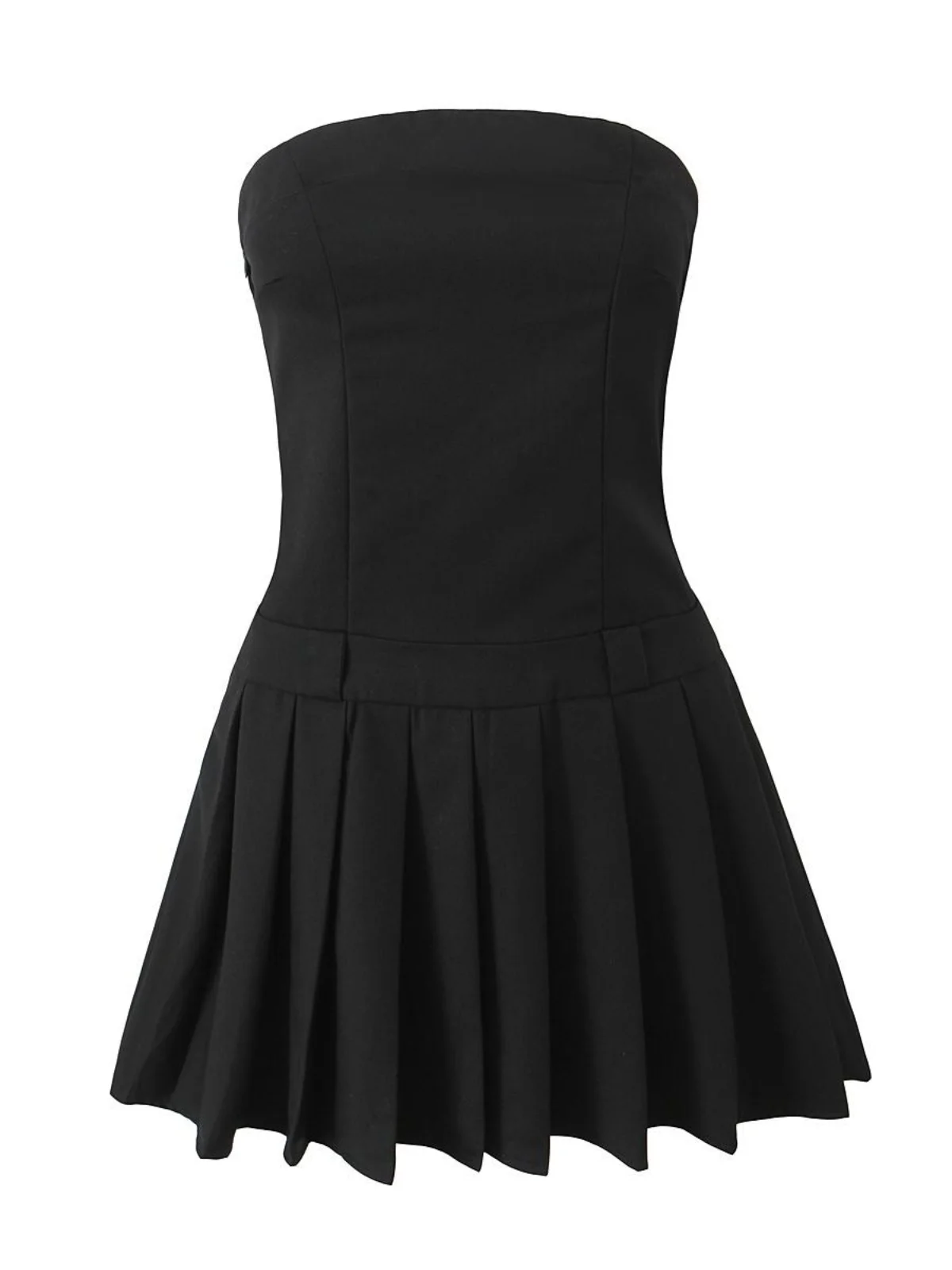 Sexy Slimming Dress with Pleated Short Skirt High Waist Sleeveless Polyester Cotton Blend Summer Fashion for Women
Sexy Slimming Dress with Pleated Short Skirt High Waist Sleeveless Polyester Cotton Blend Summer Fashion for Women