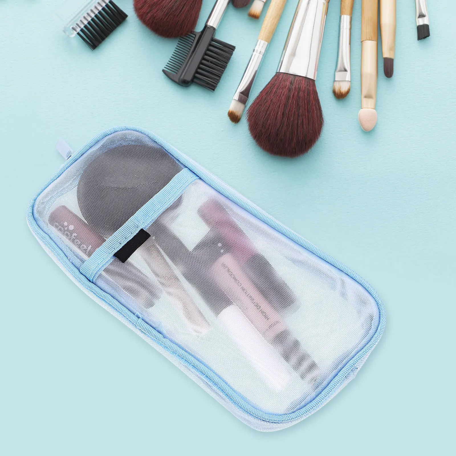 Pencil Case Storage Bag Pencils Pouch Marker Small and Fresh Holder Blue Container Travel
Pencil Case Storage Bag Pencils Pouch Marker Small and Fresh Holder Blue Container Travel