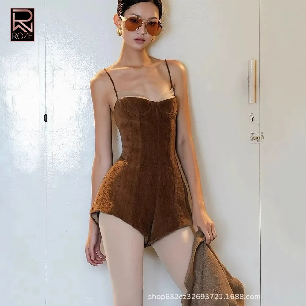 Corduroy Jumpsuit - Color Block & Slim Fit, Brunch Date Outfit
Corduroy Jumpsuit - Color Block & Slim Fit, Brunch Date Outfit