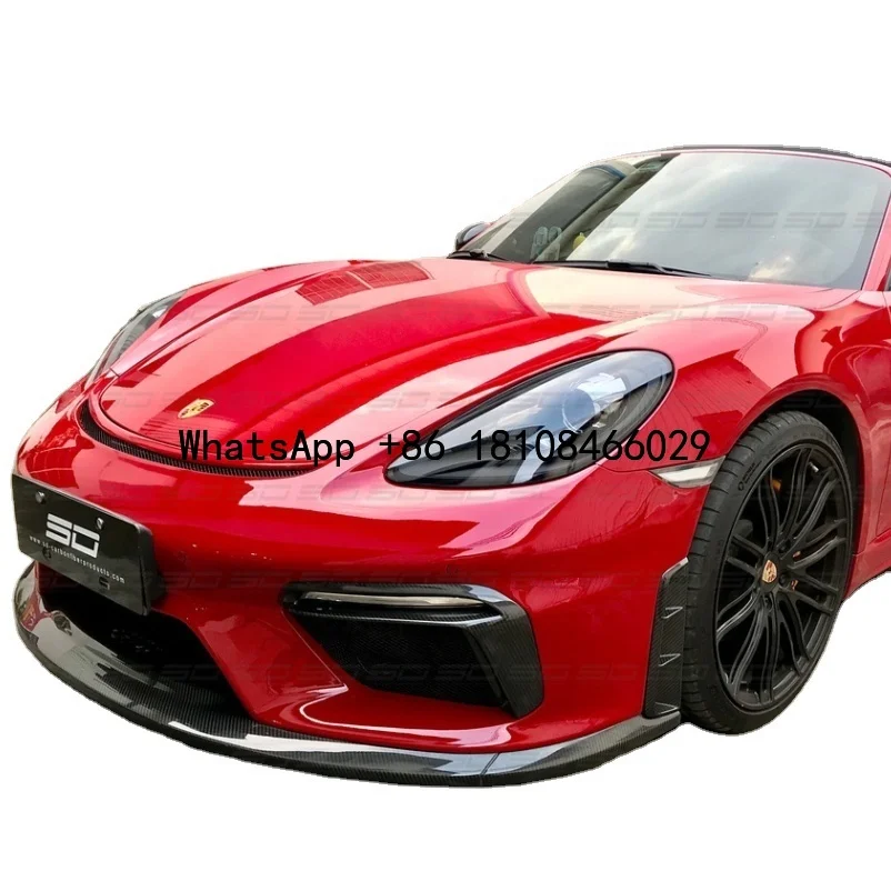 SD Carbon Full Set Body Kit Front Bumper Rear Bumper Engine Hood Rear Spoiler for Cayman 718 Boxster 
SD Carbon Full Set Body Kit Front Bumper Rear Bumper Engine Hood Rear Spoiler for Cayman 718 Boxster