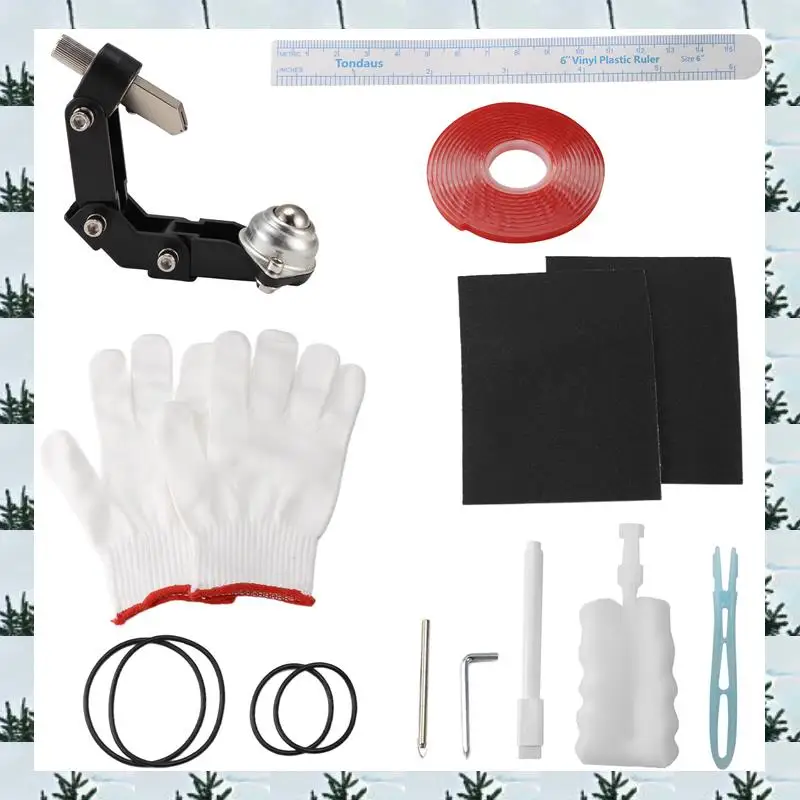 ABLG Arc Glass Bottle Cutter DIY Tool Portable Quick Glass Cutting Kit,Square & Round Bottle Cutting Machine With Accessories
ABLG Arc Glass Bottle Cutter DIY Tool Portable Quick Glass Cutting Kit,Square & Round Bottle Cutting Machine With Accessories