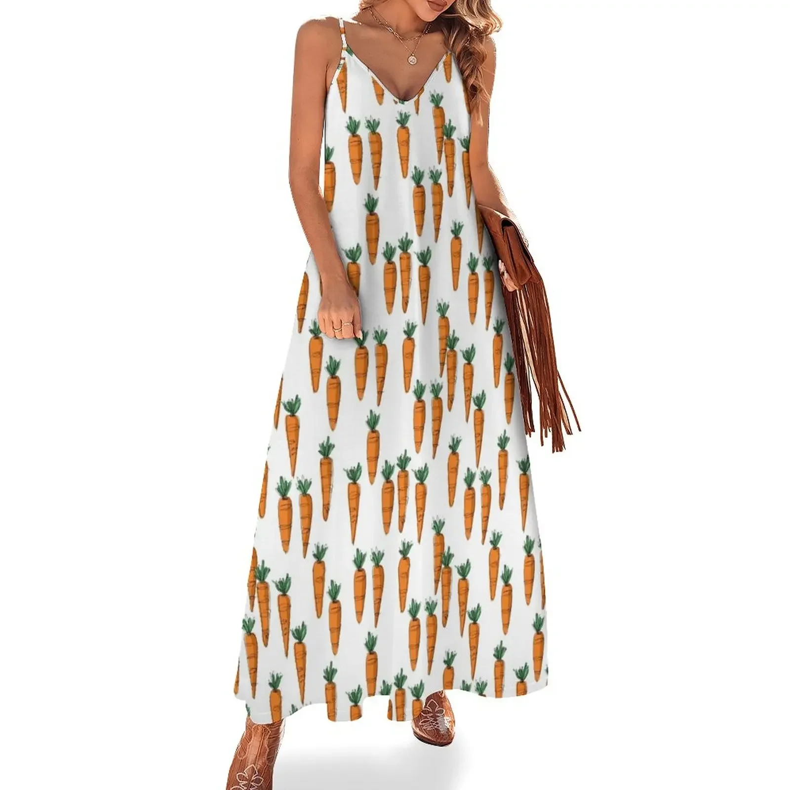 Carrot Top Sleeveless Dress summer clothes dress summer 2024 women Womens dresses
Carrot Top Sleeveless Dress summer clothes dress summer 2024 women Womens dresses