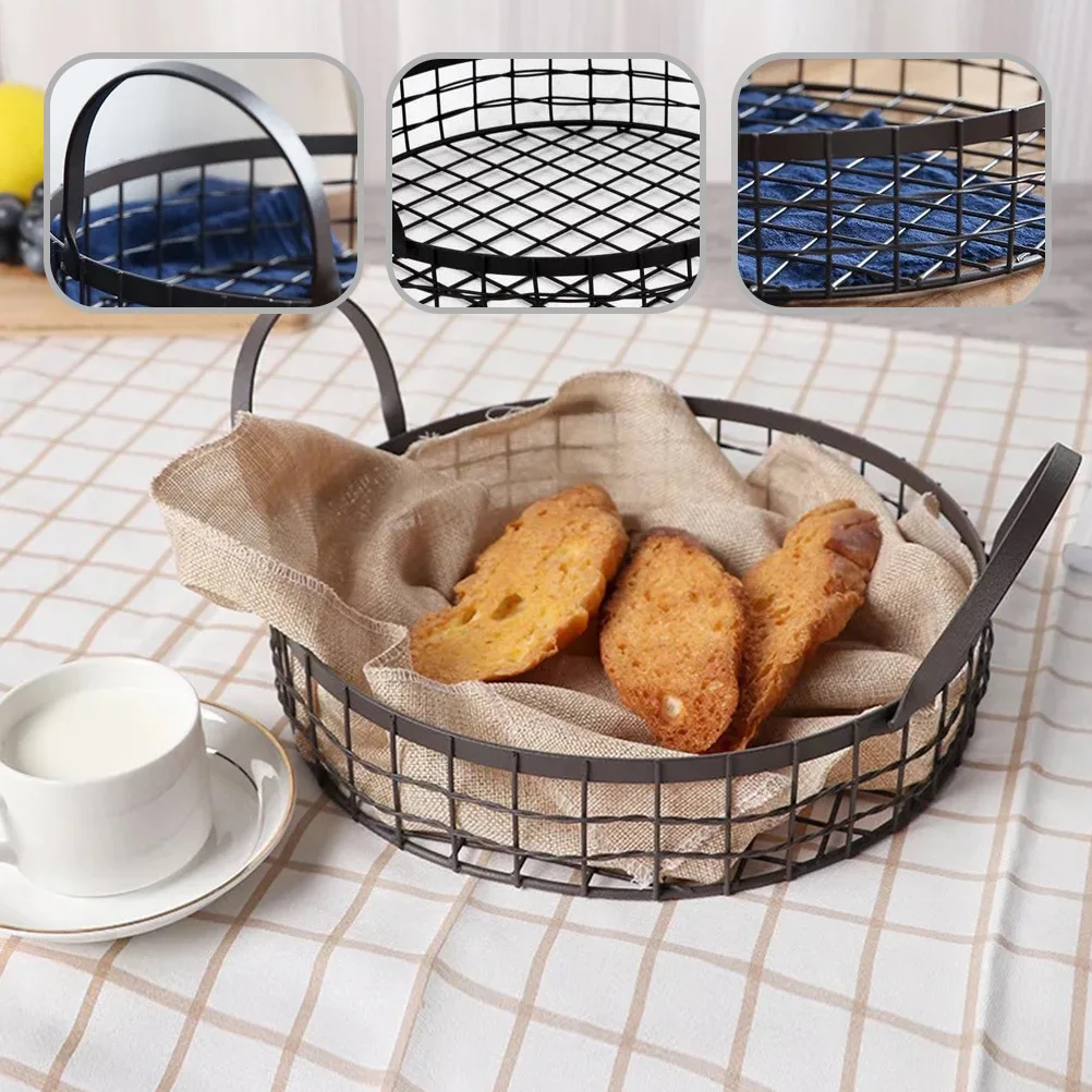 Retro Bread Basket Iron Storage Waterproof Moisture Proof Stable Thickened Large Spacing Household Decor Fruit ganizer Storage
Retro Bread Basket Iron Storage Waterproof Moisture Proof Stable Thickened Large Spacing Household Decor Fruit ganizer Storage