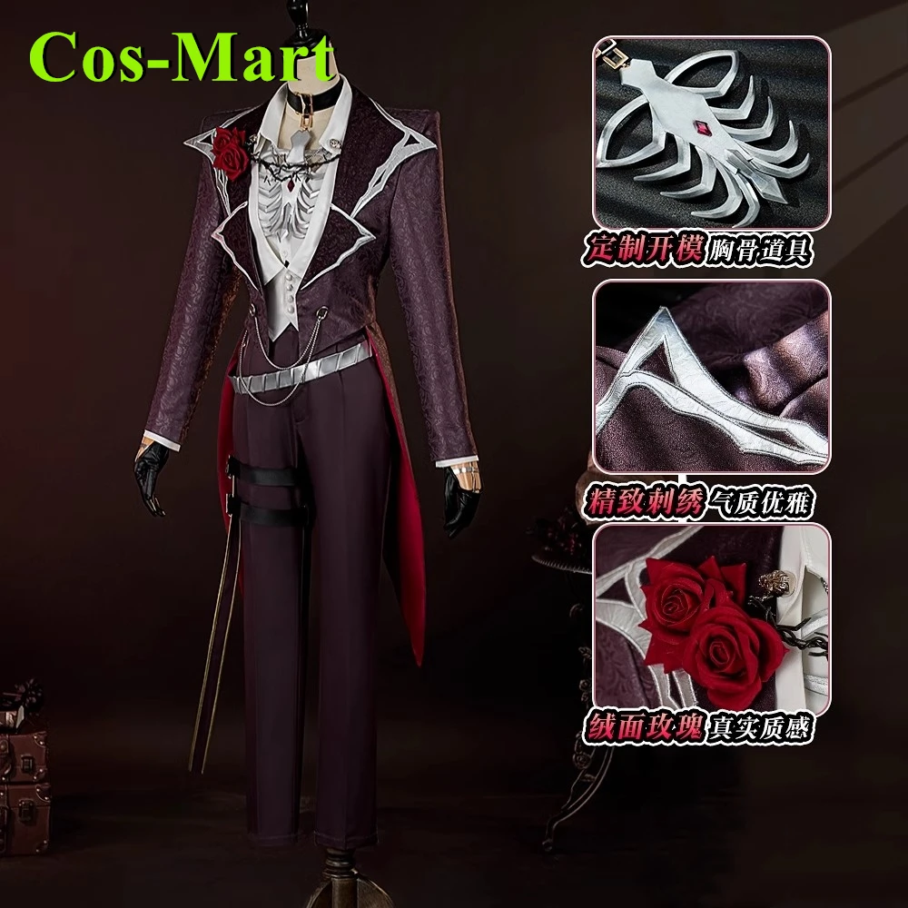 Cos-Mart Identity V Luca Balsa Prisoner костюмы для косплея концертный день всех святых модная униформа платье игра полный комплект новая игра
Cos-Mart Identity V Luca Balsa Prisoner костюмы для косплея концертный день всех святых модная униформа платье игра полный комплект новая игра