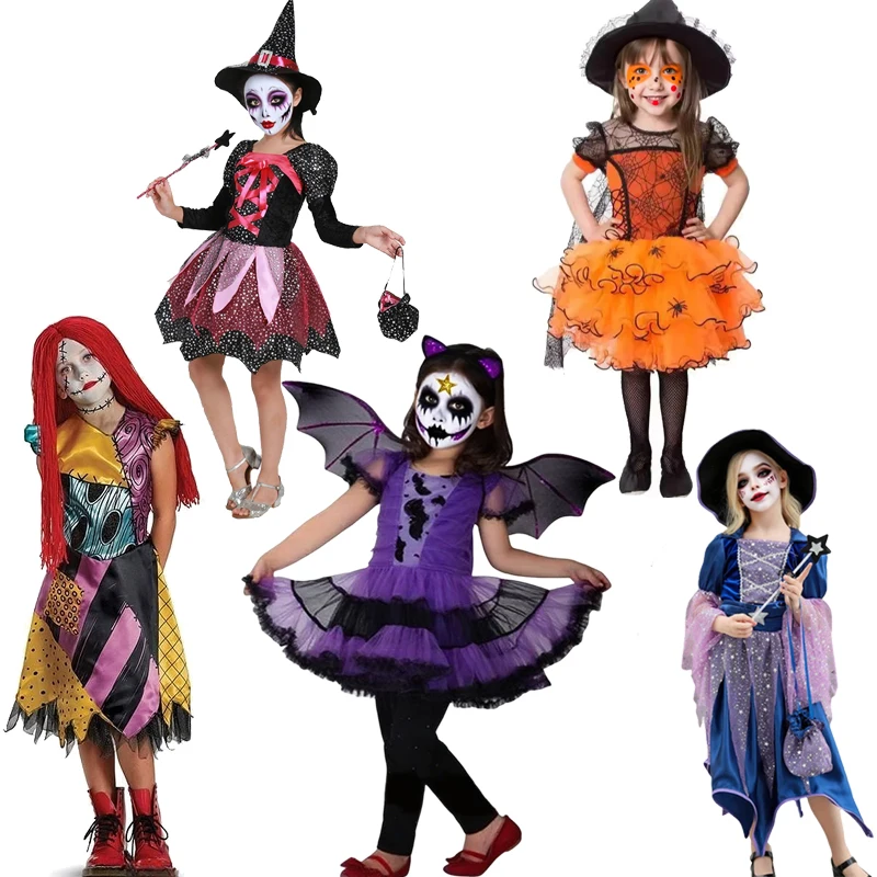 Halloween Costumes Kids Girl Cosplay Witch Dresses Birthday Party Fancy Dress Pumpkin Puffy Skirt Set Children's Party Clothes
Halloween Costumes Kids Girl Cosplay Witch Dresses Birthday Party Fancy Dress Pumpkin Puffy Skirt Set Children's Party Clothes