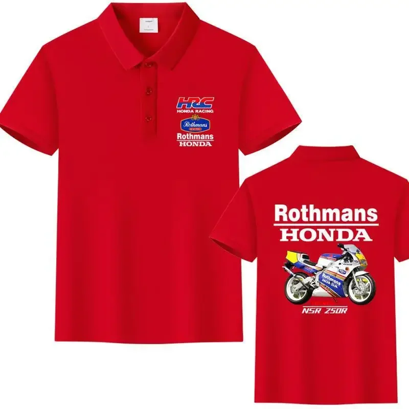 New Honda Ice Silk Cotton Polo Shirt Short Sleeve Fashionable Casual T-shirt Motorcycle Riding Clothing
New Honda Ice Silk Cotton Polo Shirt Short Sleeve Fashionable Casual T-shirt Motorcycle Riding Clothing