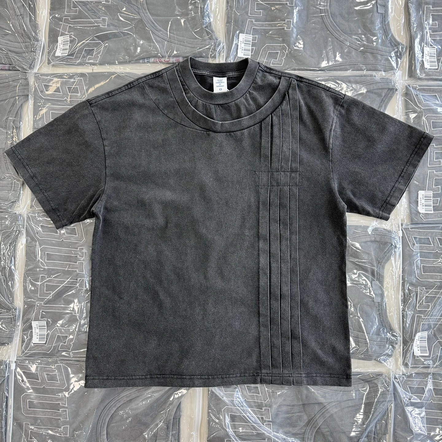 Summer Original Retro Patchwork Pleated Design T-irt Loose round Ne ort Sve ex Hip Hop Personali Top
Summer Original Retro Patchwork Pleated Design T-irt Loose round Ne ort Sve ex Hip Hop Personali Top