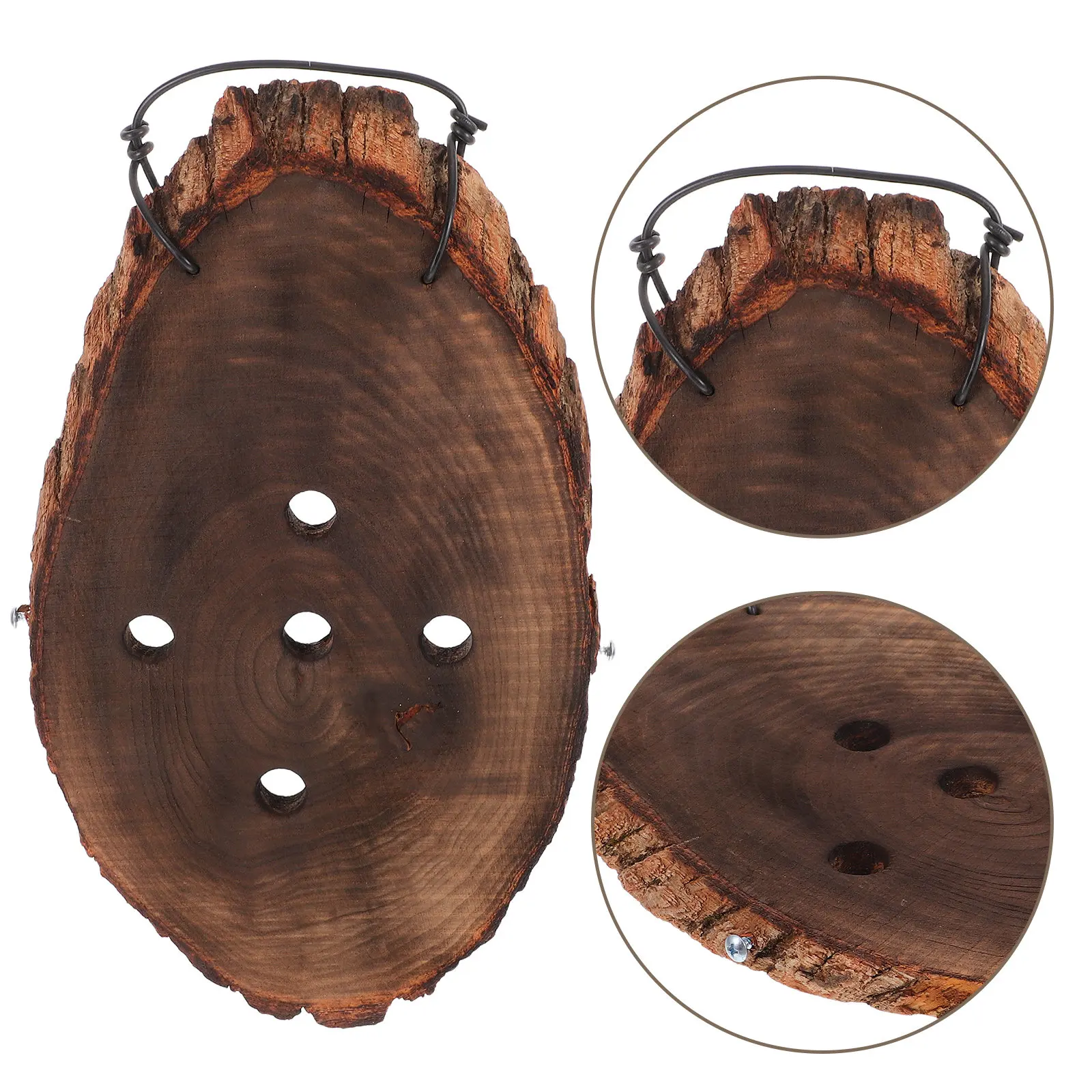 Carbonized Solid Wood Fern Mounting Board Wall Planter for Orchids Succulents Climbing Plants Rustic Indoor Outdoor Decor
Carbonized Solid Wood Fern Mounting Board Wall Planter for Orchids Succulents Climbing Plants Rustic Indoor Outdoor Decor