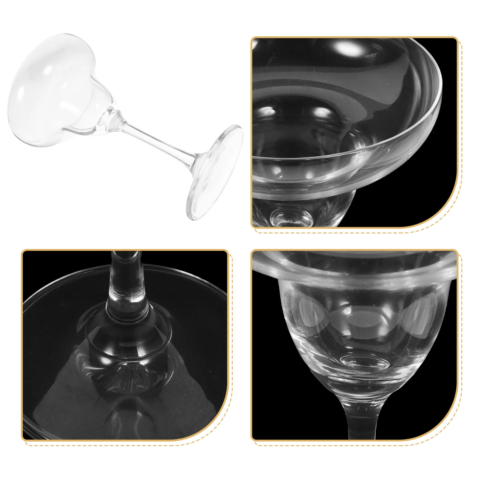 Glass Wine Goblet Creative Cocktail Cup Elegant Tall Design Multipurpose Decorative Wine Glasses for Party Home Bar Banquet Use
Glass Wine Goblet Creative Cocktail Cup Elegant Tall Design Multipurpose Decorative Wine Glasses for Party Home Bar Banquet Use