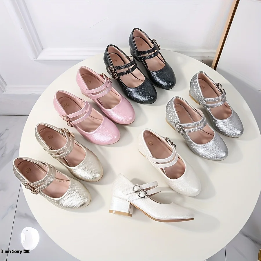 Girls Block Heel Loafers Kids British School Shoes Ballet Princess Party Pumps Teenage Girls Dress Shoes for Formal Occasion
Girls Block Heel Loafers Kids British School Shoes Ballet Princess Party Pumps Teenage Girls Dress Shoes for Formal Occasion