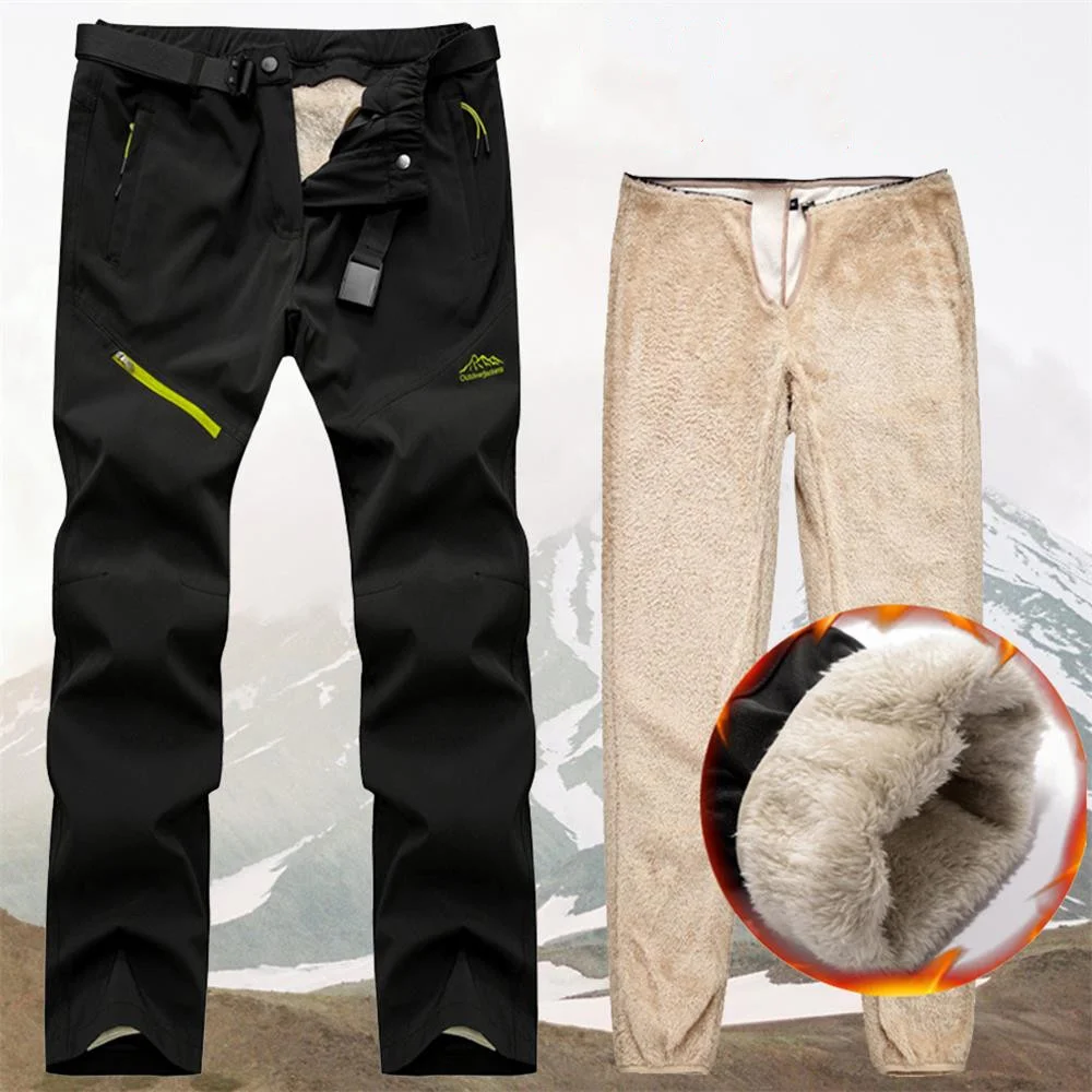 Men's Winter Outdoor Pants Tactical Waterproof Trousers Thick Warm Trekking Camping Removable Fur Lined Velvet Inside 4XL
Men's Winter Outdoor Pants Tactical Waterproof Trousers Thick Warm Trekking Camping Removable Fur Lined Velvet Inside 4XL