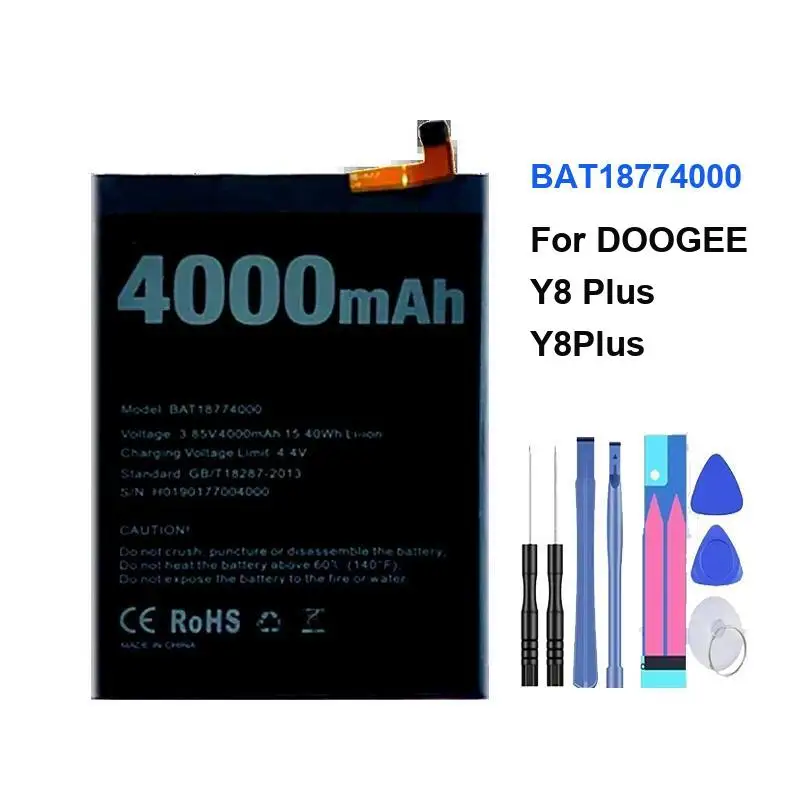 Fast Shipping For Doogee Y8 Plus BAT18774000 Mobile Phone Battery 4000Mah Rapid Charging
Fast Shipping For Doogee Y8 Plus BAT18774000 Mobile Phone Battery 4000Mah Rapid Charging