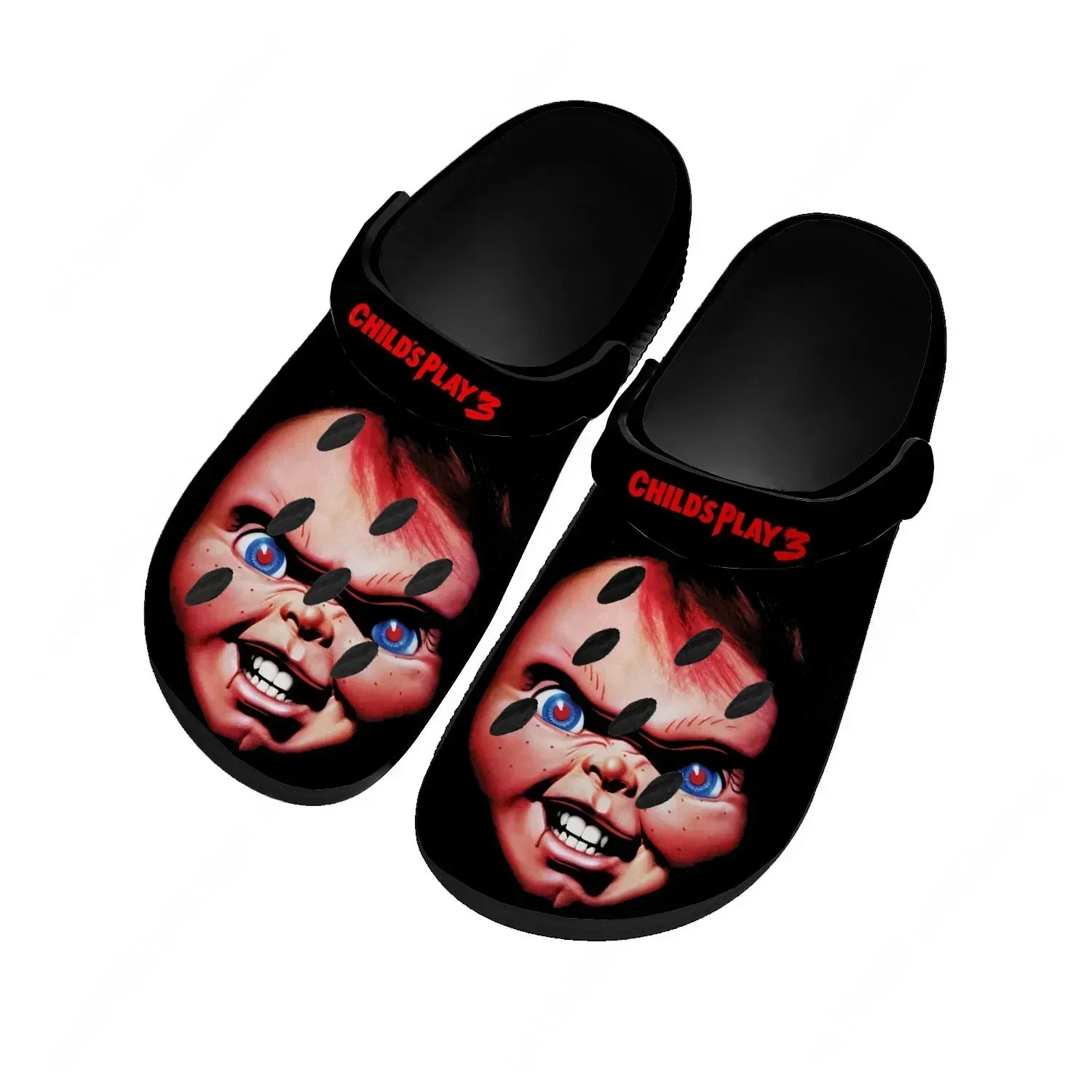 Childs Play Chucky Home Custom Sandals Women Teenager Fashion Water Shoe Garden Clog Breathable Beach Hole Slippers
Childs Play Chucky Home Custom Sandals Women Teenager Fashion Water Shoe Garden Clog Breathable Beach Hole Slippers