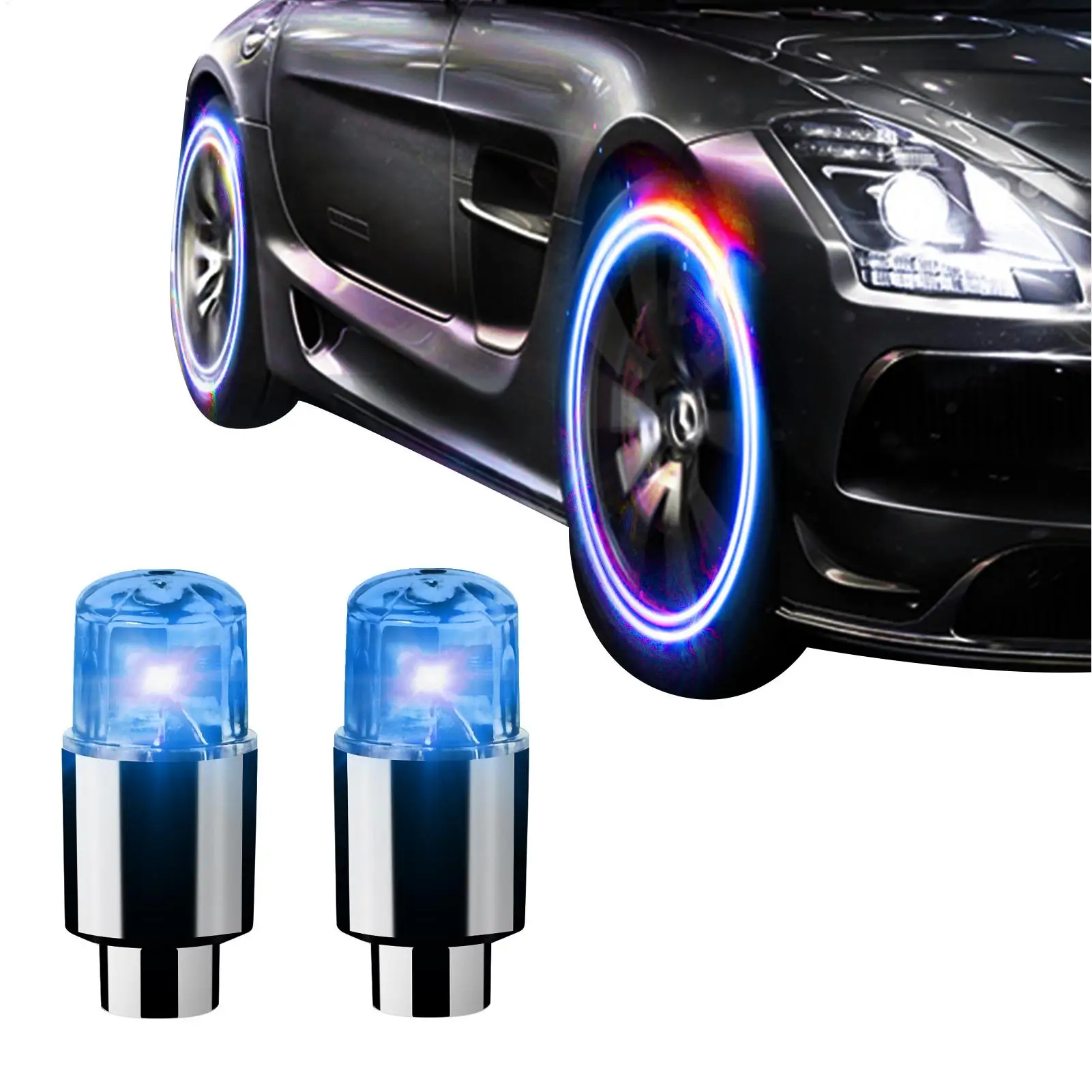 2 Pcs Colorful LED Wheel Tire Valve Lights Motorcycle Car Wheel Tire Valve Caps Universal Dustproof Bicycle Valve Cover
2 Pcs Colorful LED Wheel Tire Valve Lights Motorcycle Car Wheel Tire Valve Caps Universal Dustproof Bicycle Valve Cover